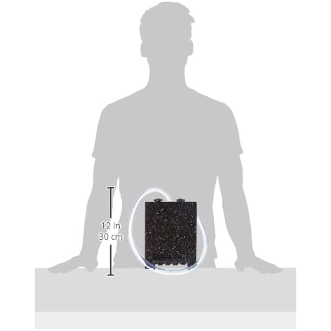 Blagdon Affinity Split Rill Waterfall for Living Feature Pools – Black