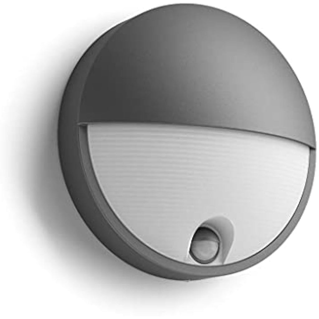 Philips Capricorn LED Outdoor Wall Light with Motion Sensor – Anthracite