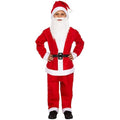 Henbrandt Kids Santa Claus Costume | 5-Piece Christmas Outfit | Ages 10-12