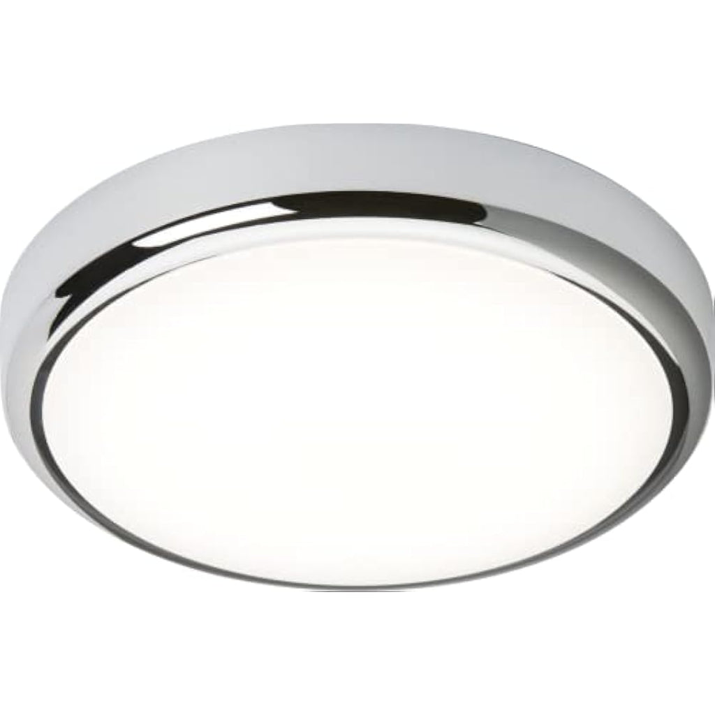 Knightsbridge 14W LED IP65 Bathroom Bulkhead | CCT Adjustable Chrome Trim