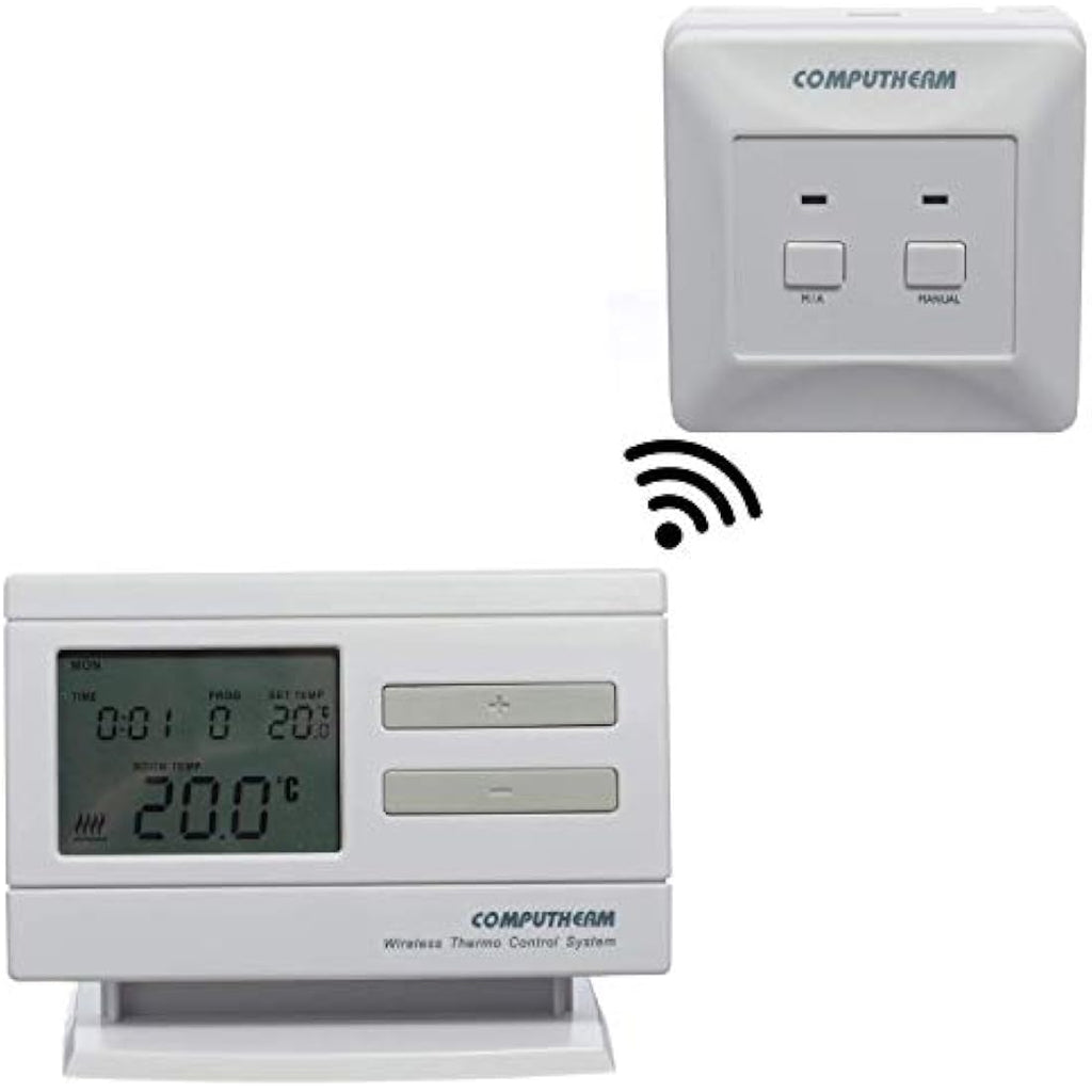 Computherm Q7RF Wireless Programmable Room Thermostat | Digital Controller
