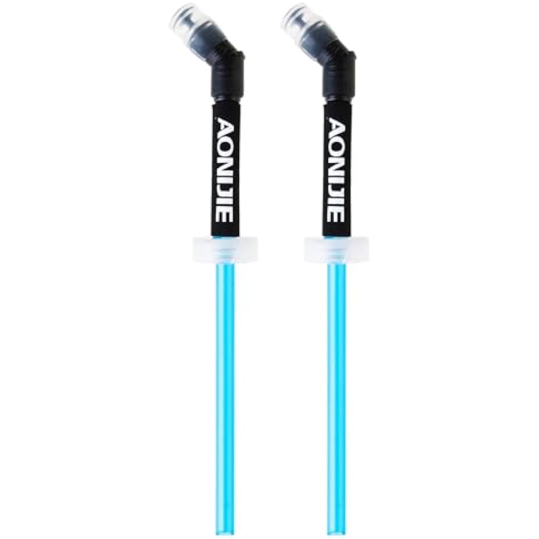 TRIWONDER TPU Soft Flask Straws | 2-Pack BPA-Free Hydration Tubes