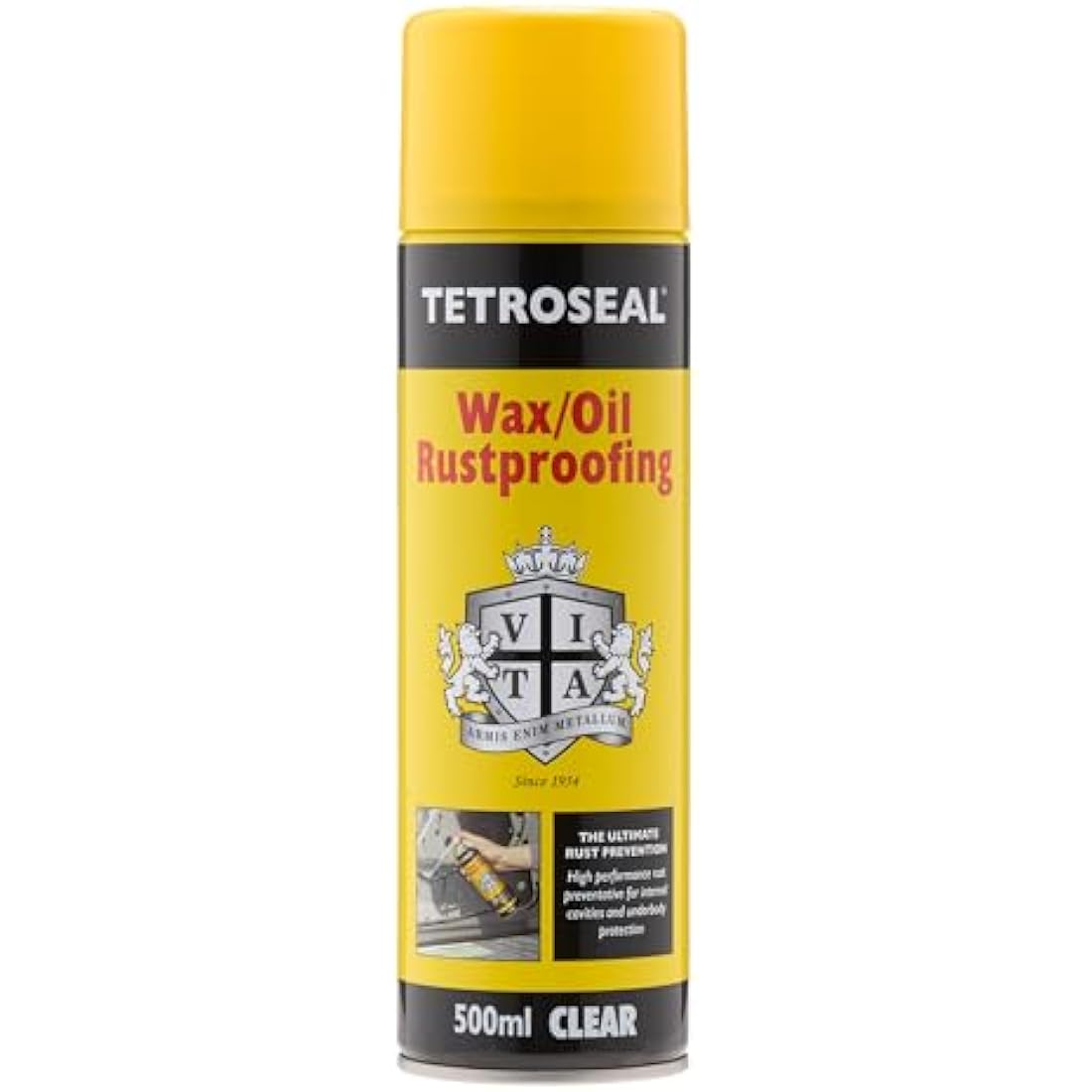 Tetroseal Wax Oil Clear 500ml Aerosol – Protective Surface Sealant
