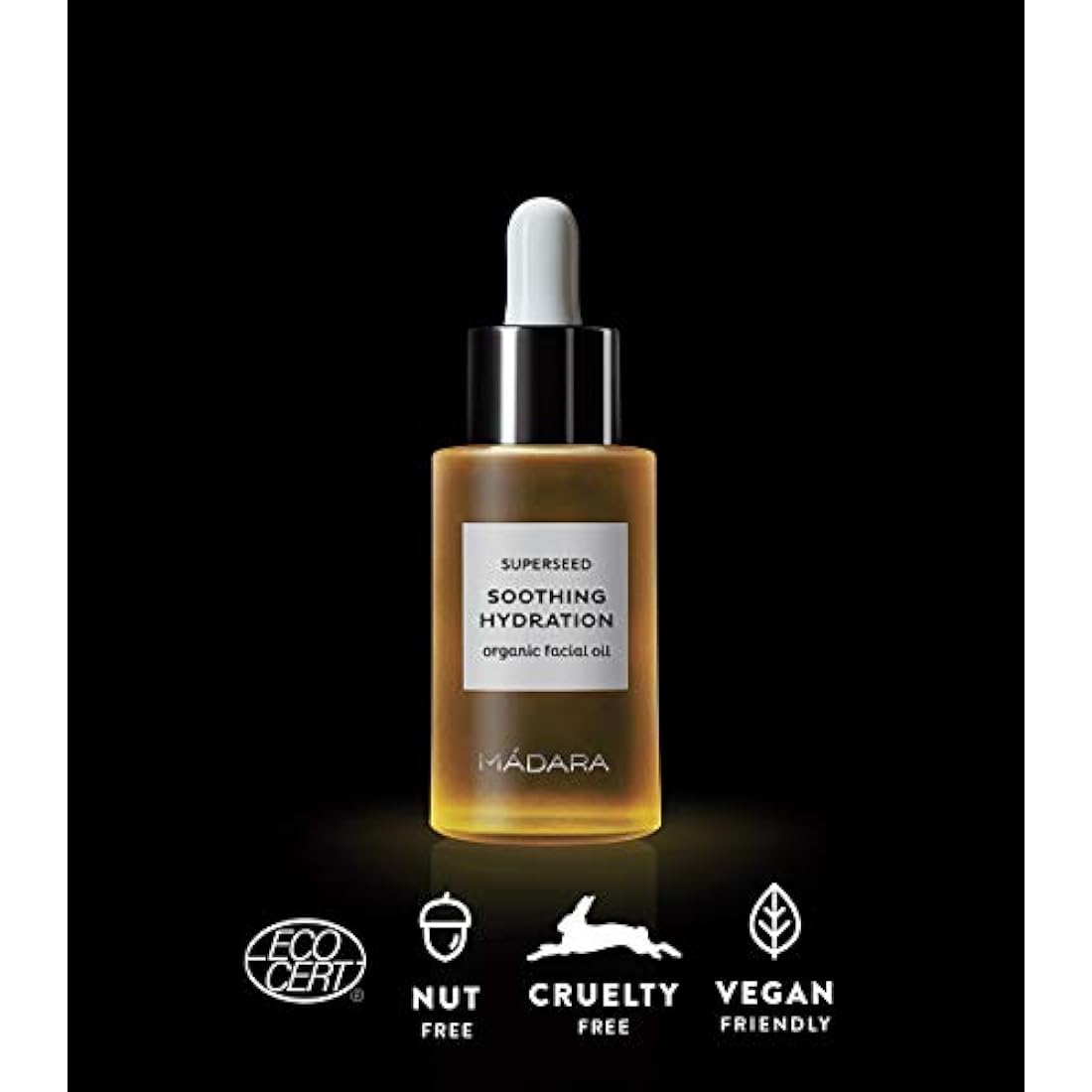 MADARA Organic Soothing Hydration Facial Oil for Dry & Sensitive Skin