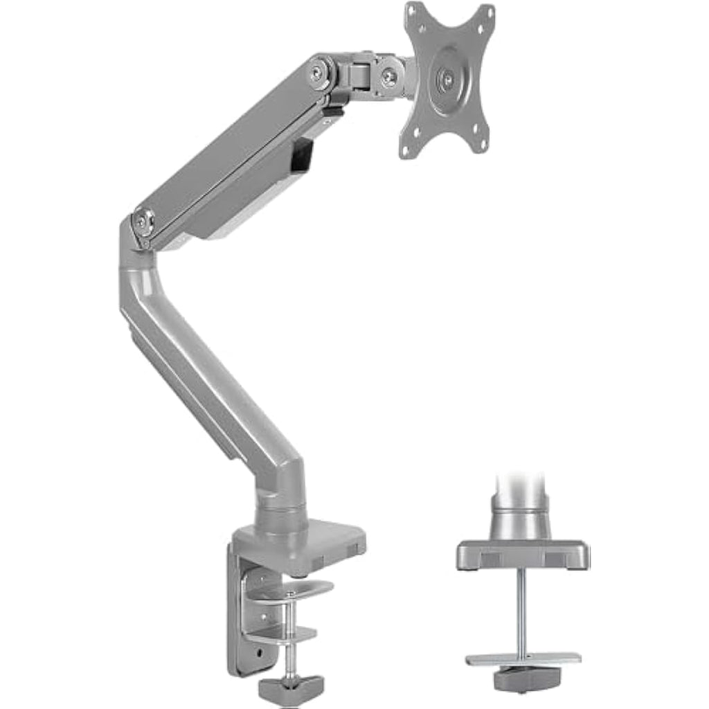 Mount-It! Single Monitor Arm – Mechanical Spring Desk Mount for 32" Screens