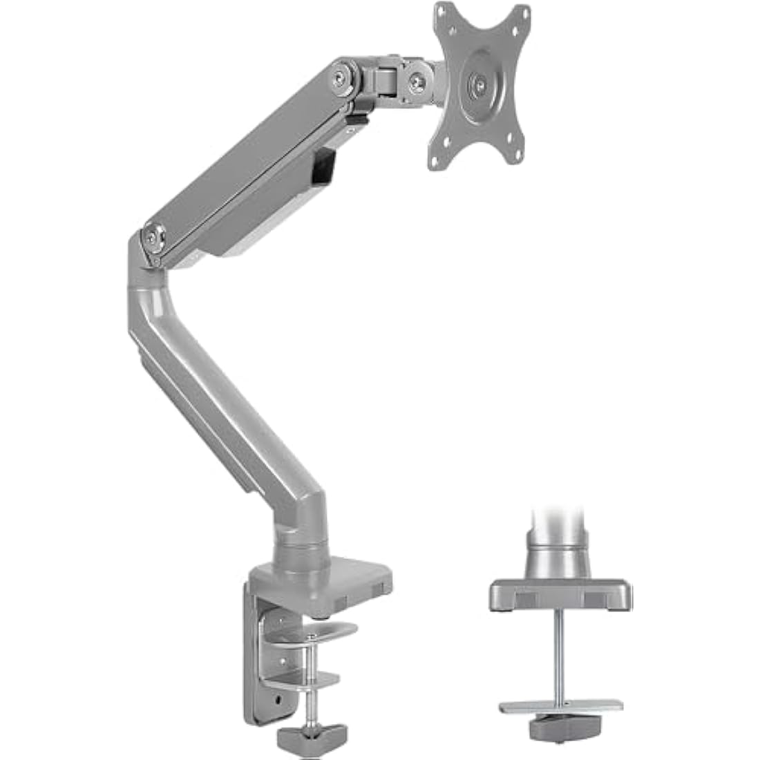 Mount-It! Single Monitor Arm – Mechanical Spring Desk Mount for 32" Screens