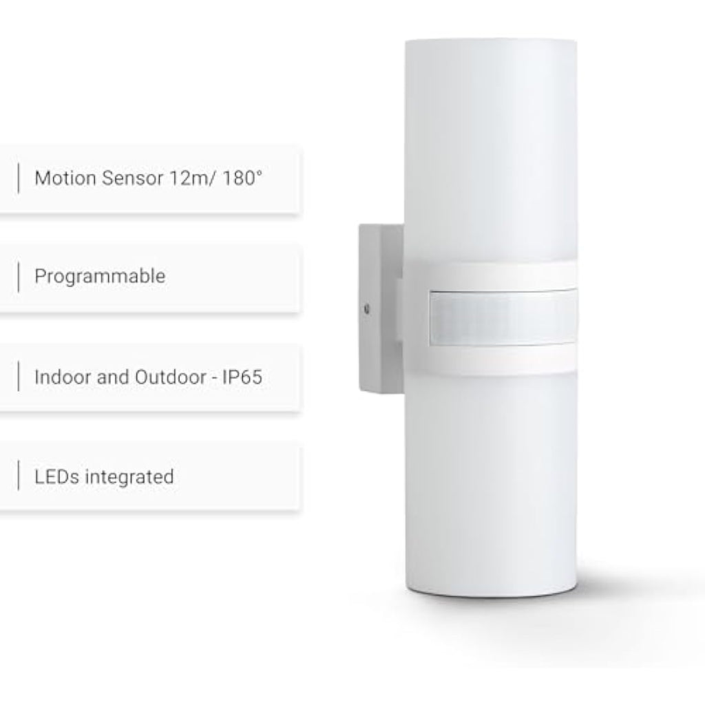 SEBSON LED Outdoor Wall Light with PIR Motion Sensor - 20W IP65 Cool White