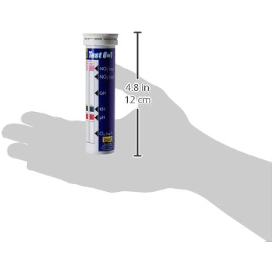 Tetra 6-in-1 Aquarium Test Strips for Water Quality - 25 Count Pack