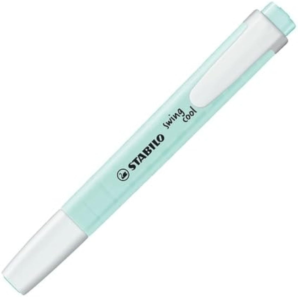 STABILO Swing Cool Pastel Highlighters - 10-Color Deskset - 1-4mm Tip