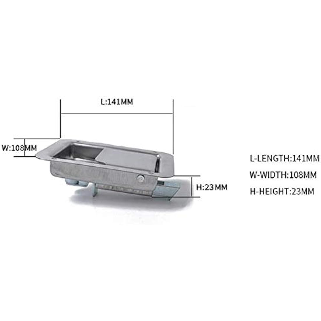Stainless Steel RV Paddle Door Lock for Trailer & Toolbox