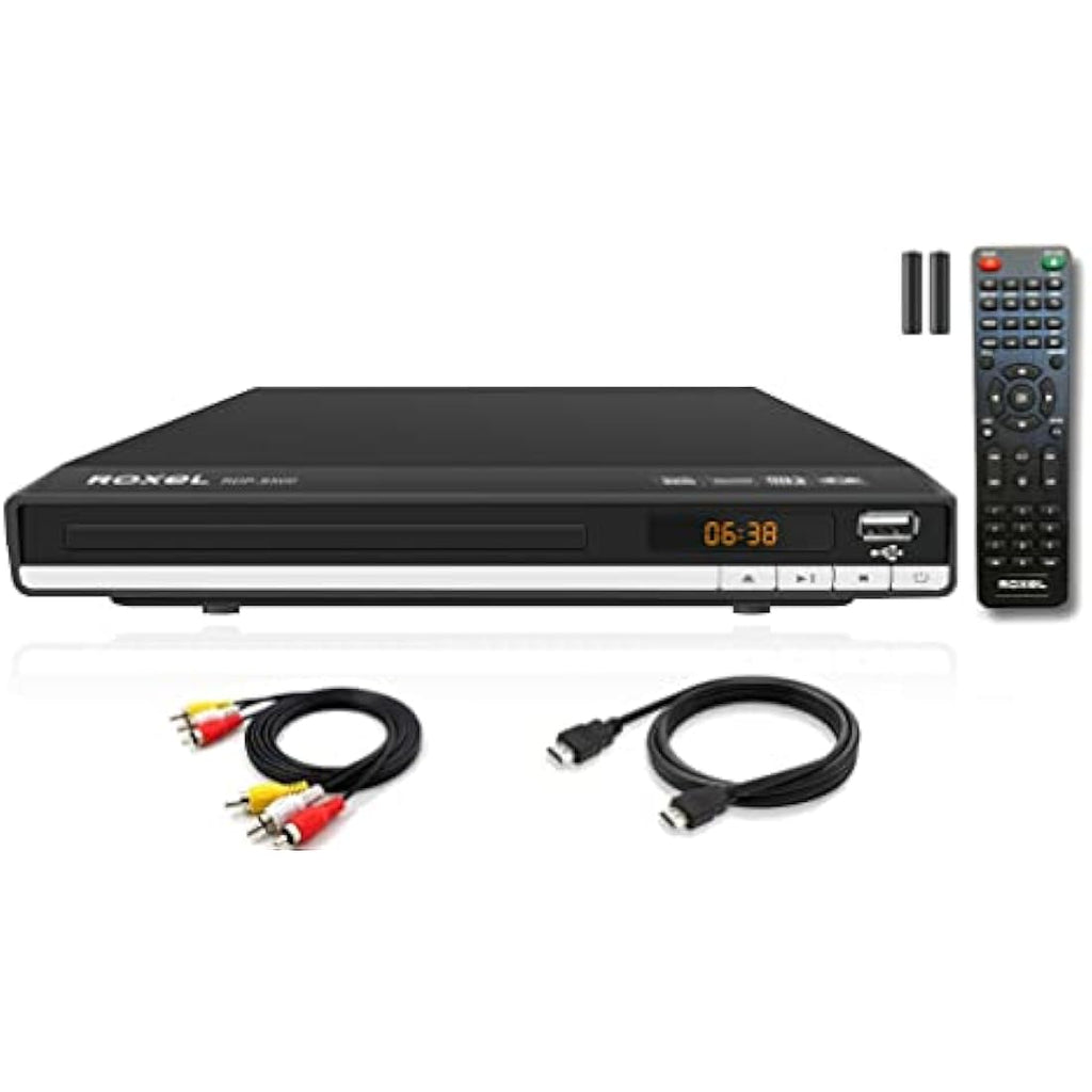 Roxel RDP-S500 Multi Region DVD Player | 1080p HDMI Upscaling & USB