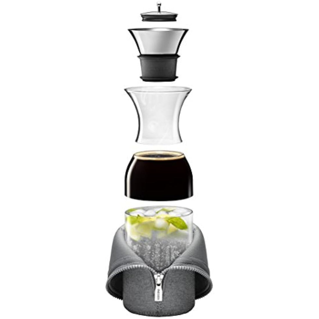 Eva Solo Fridge Carafe – 1L Drip-Free Glass Beverage Server with Lid