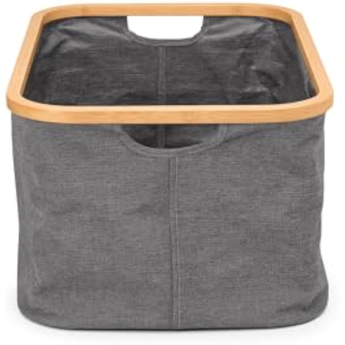 Brabantia Foldable Laundry Basket – 40L Water Resistant Hamper, Pepper Black