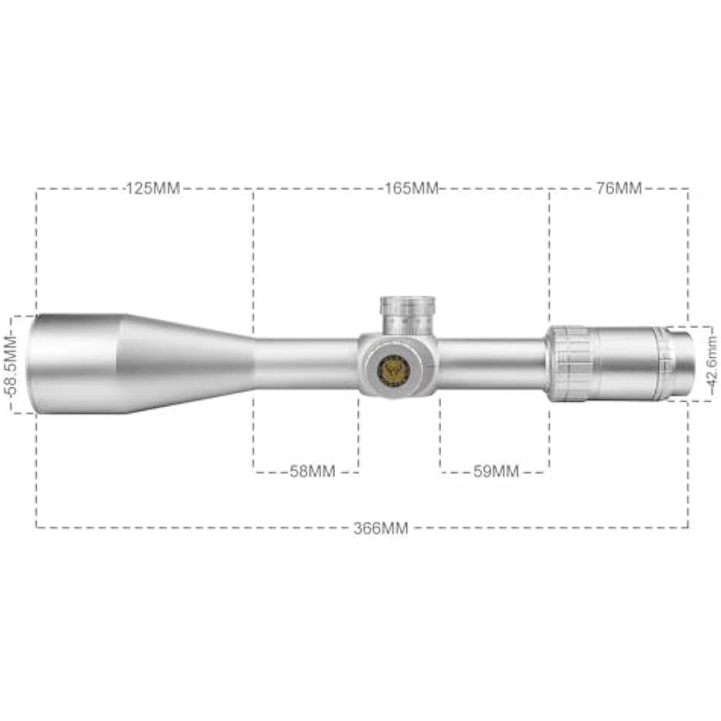 WestHunter HD-N 6-24x50 FFP Riflescope | 30mm Tube Tactical Scope