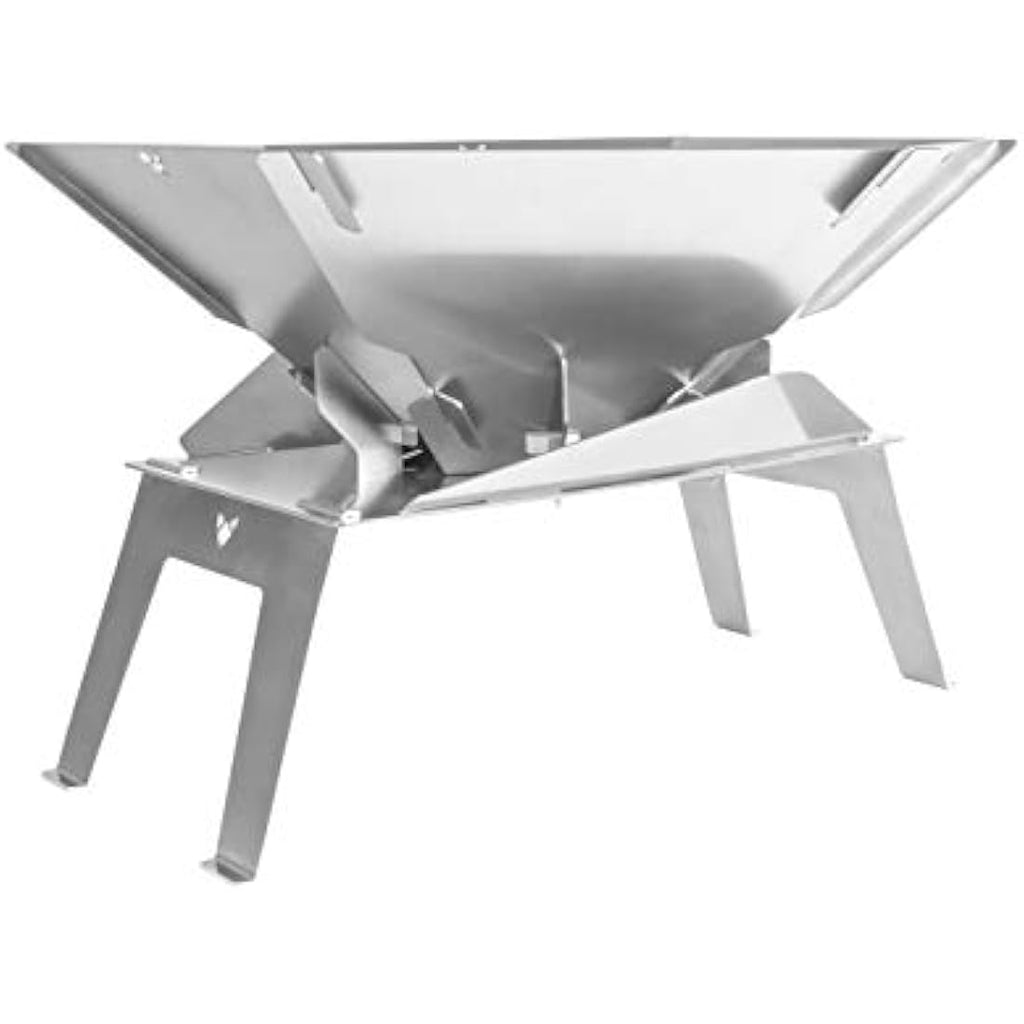 Jolof Store Hexagon Stainless Steel Heat Protection Stand for Camping