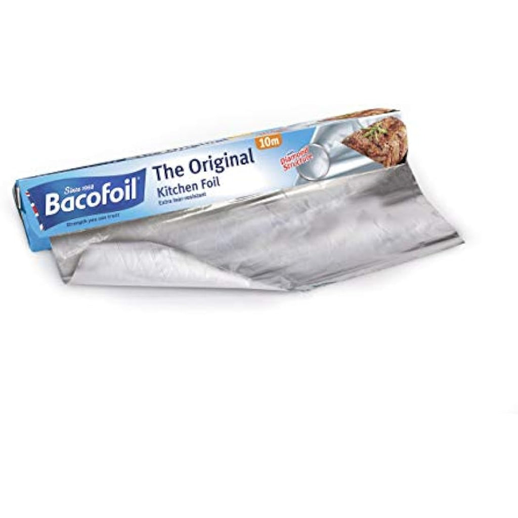 Bacofoil Original Kitchen Foil – Tear-Resistant Aluminum Wrap, 30cm x 10m