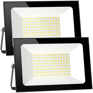 Jolof Store 100W LED Floodlight 2-Pack | 10000LM IP66 Waterproof