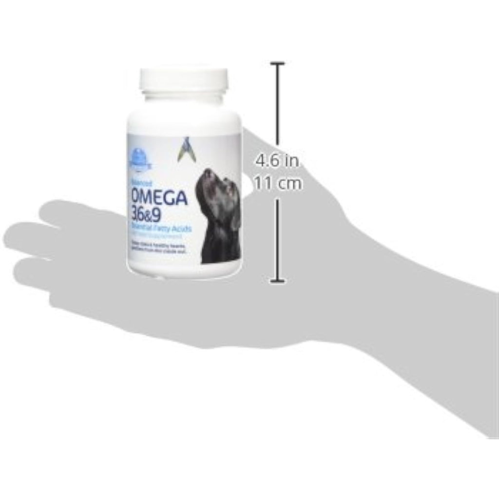 Imexa Omega 3 6 9 Dog Supplements – 1000mg Skin & Joint Care (90 Softgels)