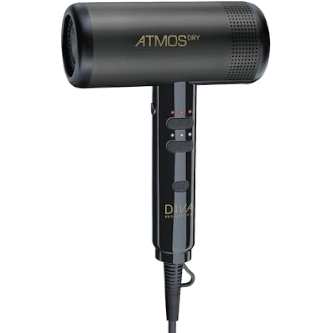 Diva Pro Atmos Dry Hairdryer – 2000W Ionic Brushless Motor with Diffuser