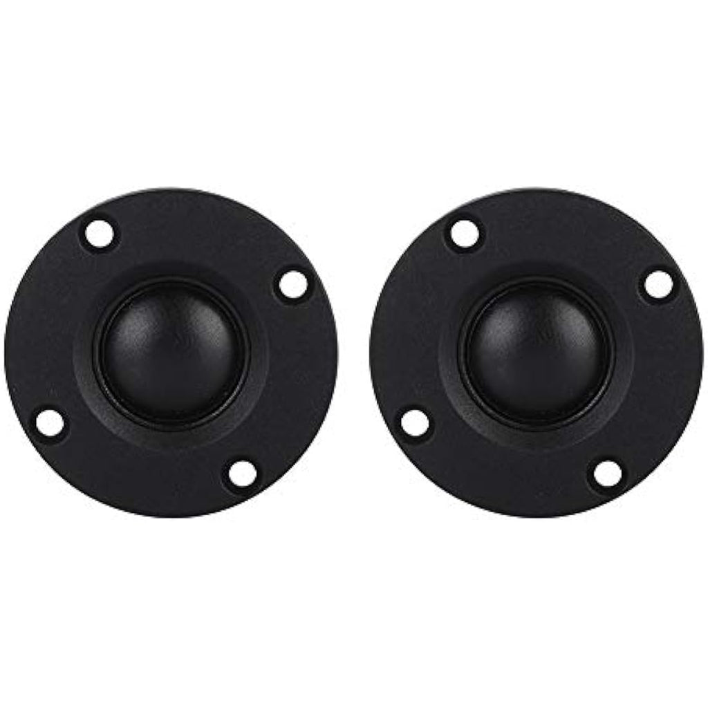 Socobeta 2Pcs HiFi Silk Film Dome Tweeter - 30W 6Ω Treble Loudspeaker