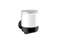 Emco Round Liquid Soap Dispenser – Black Wall Mounted – 500ml