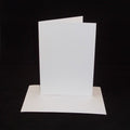 Stella Crafts A4 White Card Blanks with Envelopes for Card Making – 10 Pack