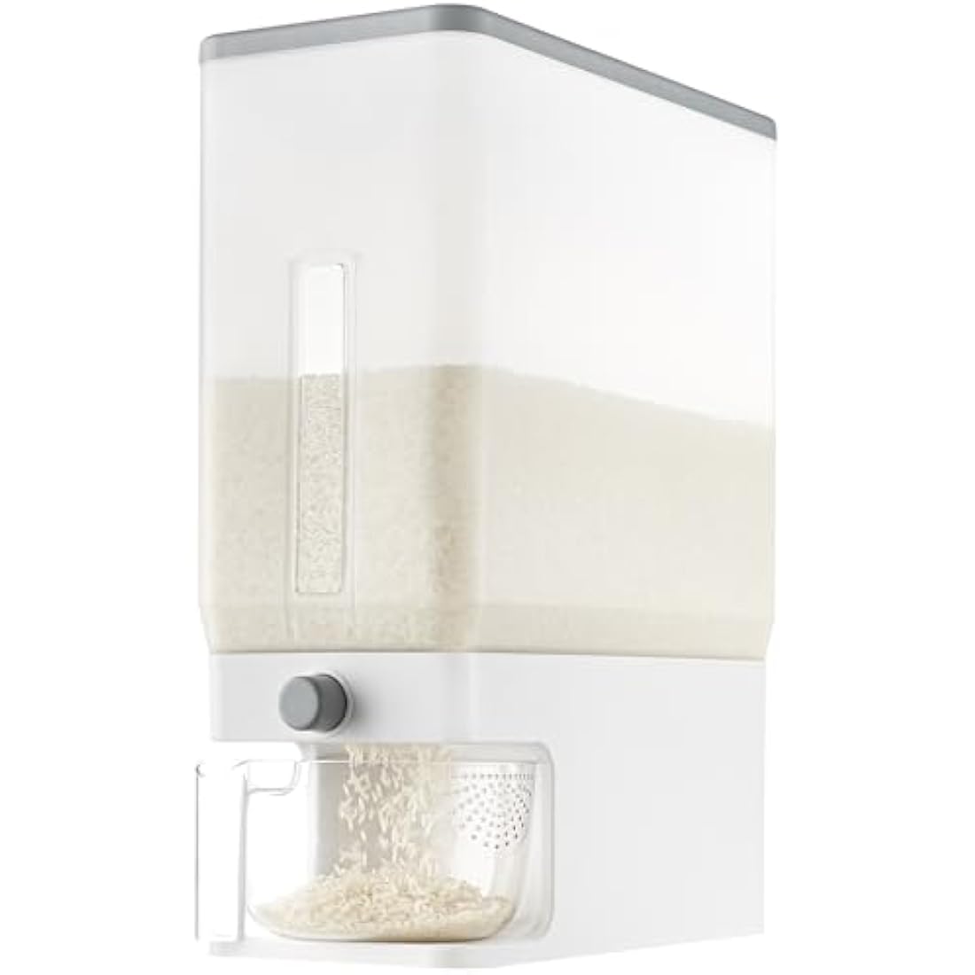 Lifewit Rice Dispenser | 25.4lb Airtight Grain Storage Container