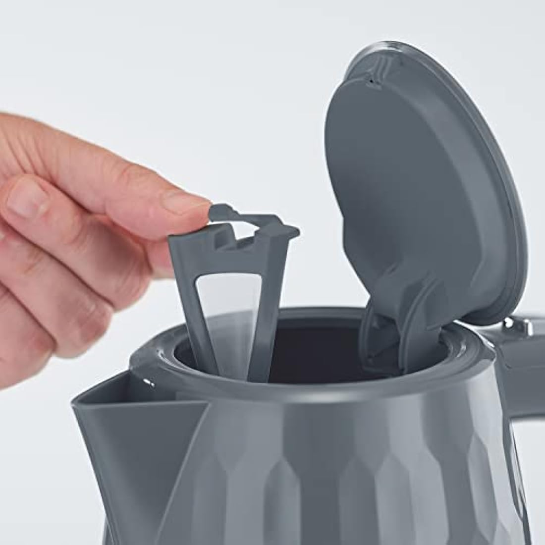 Russell Hobbs Honeycomb Electric Kettle – 1.7L Rapid Boil, Grey