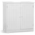 Mondeer Under Sink Bathroom Cabinet – White Wooden Storage Unit