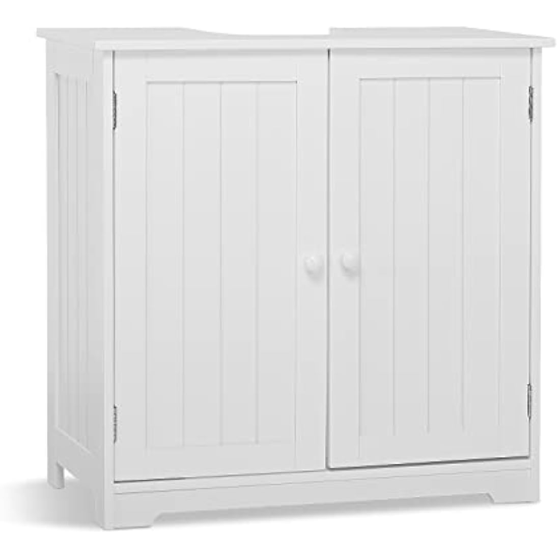 Mondeer Under Sink Bathroom Cabinet – White Wooden Storage Unit
