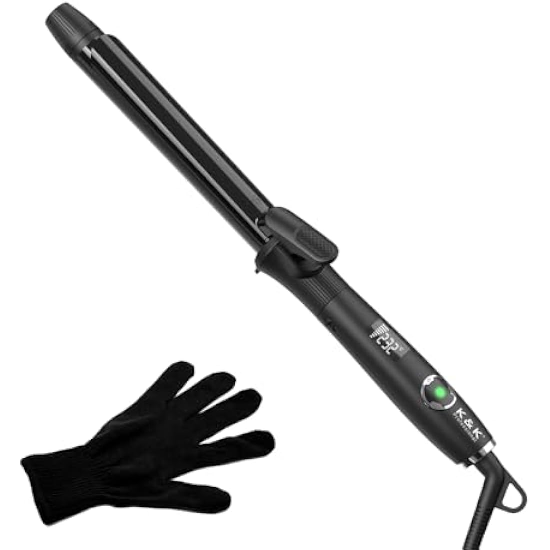 Jolof Store 25mm Ceramic Titanium Hair Curling Wand | 50-230°C
