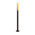 Eglo Barbotto Floor Lamp – Modern Black & Gold Steel Rod Light
