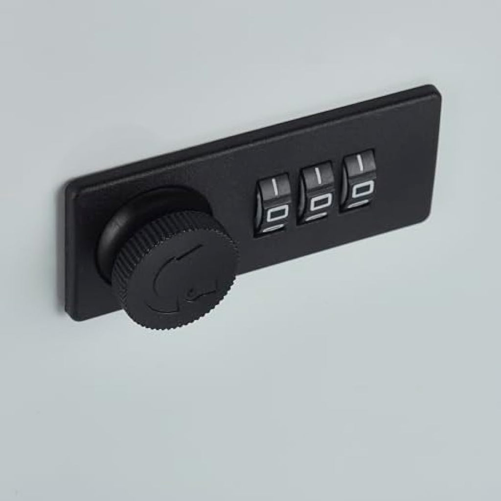 Safes UK Medical Cabinet – Wall-Mounted Metal Box with Combination Lock