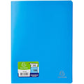 Exacompta A4 Display Book – 100 Pockets 200 Views – Blue Polypropylene