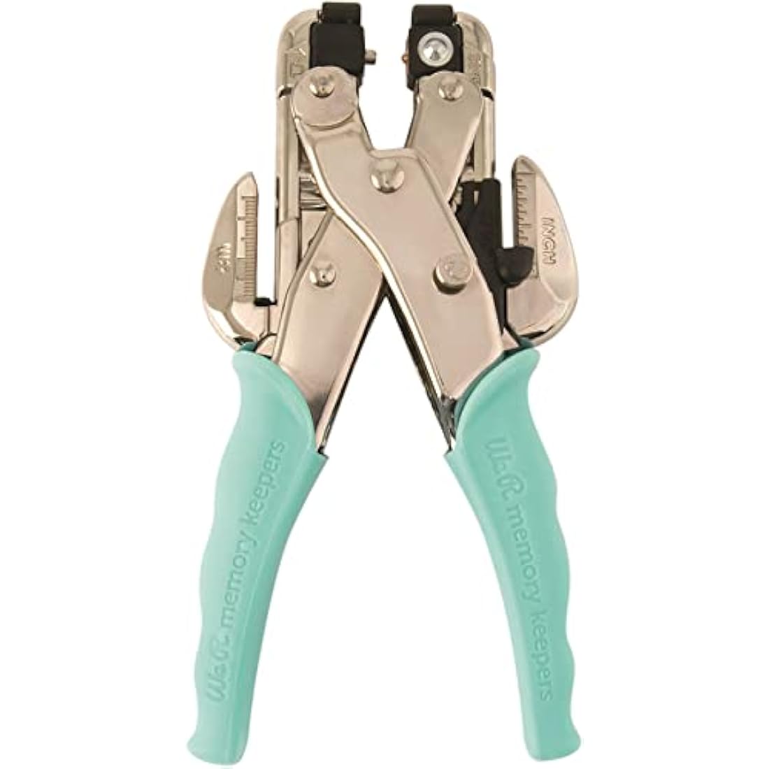We R Memory Keepers Crop-A-Dile Hole Punch & Eyelet Setter - Blue
