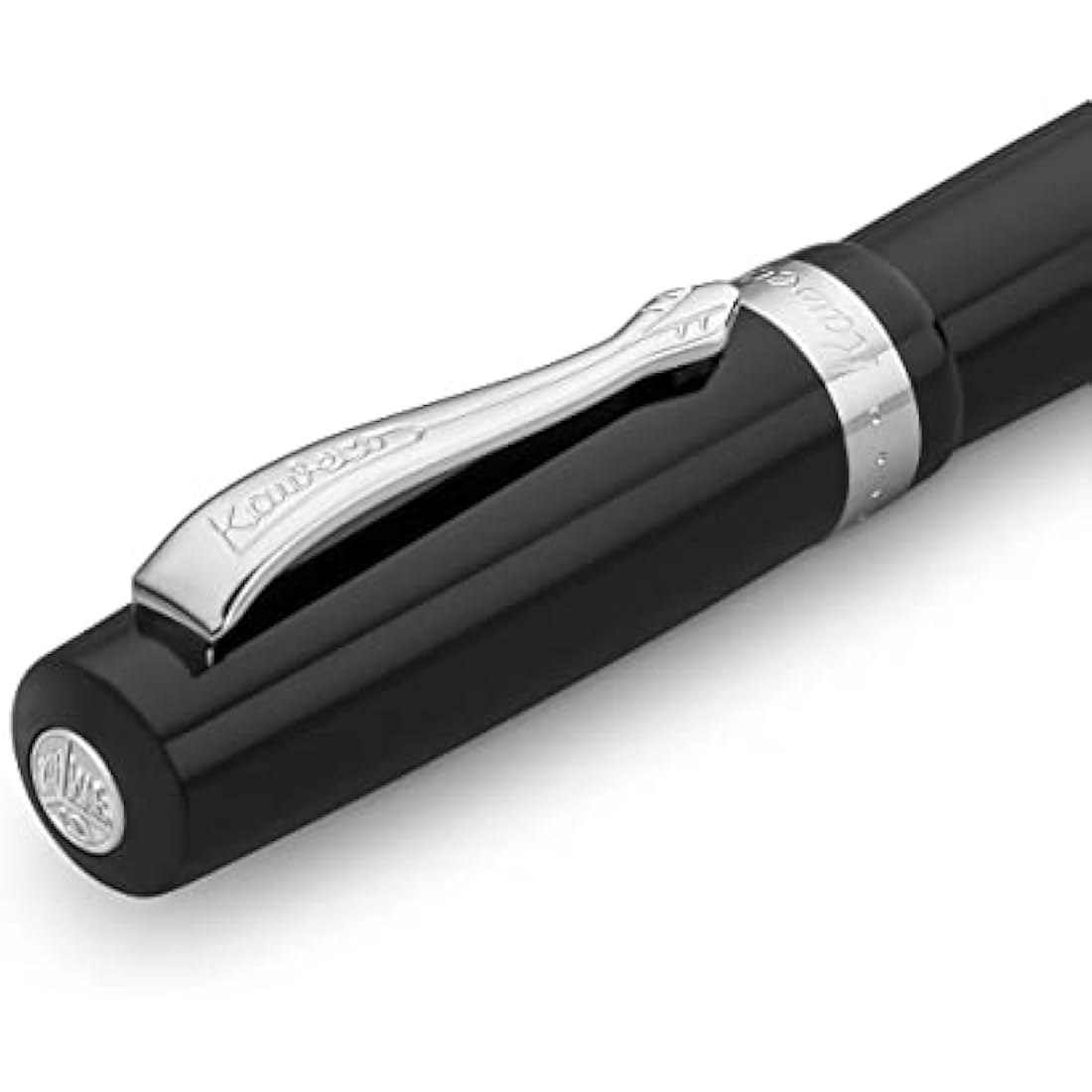 Kaweco Student Rollerball Pen – Black Acrylic with Silver Details
