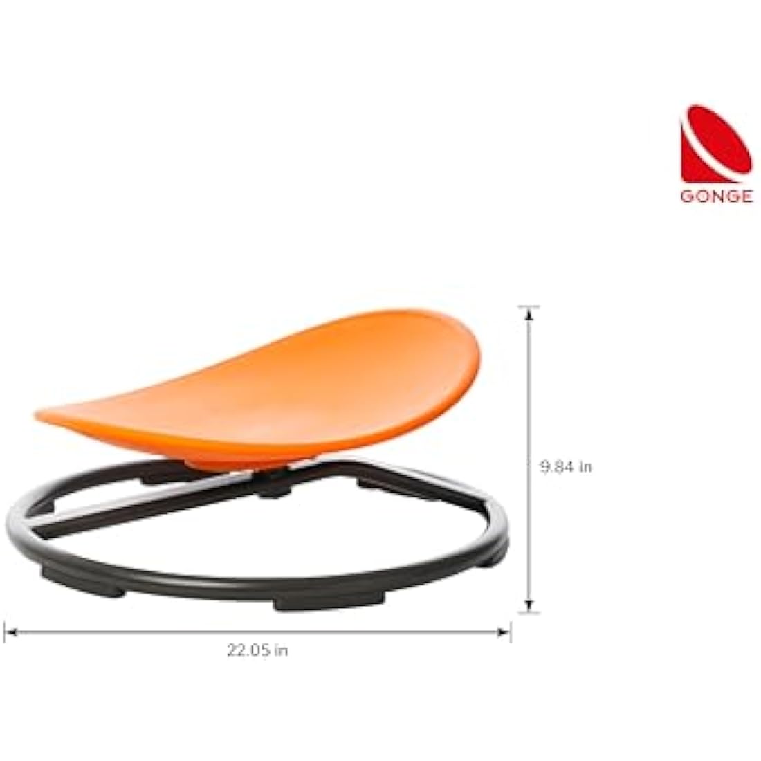 Gonge Metal Carousel – Orange Spinning Toy for Balance and Motor Skills