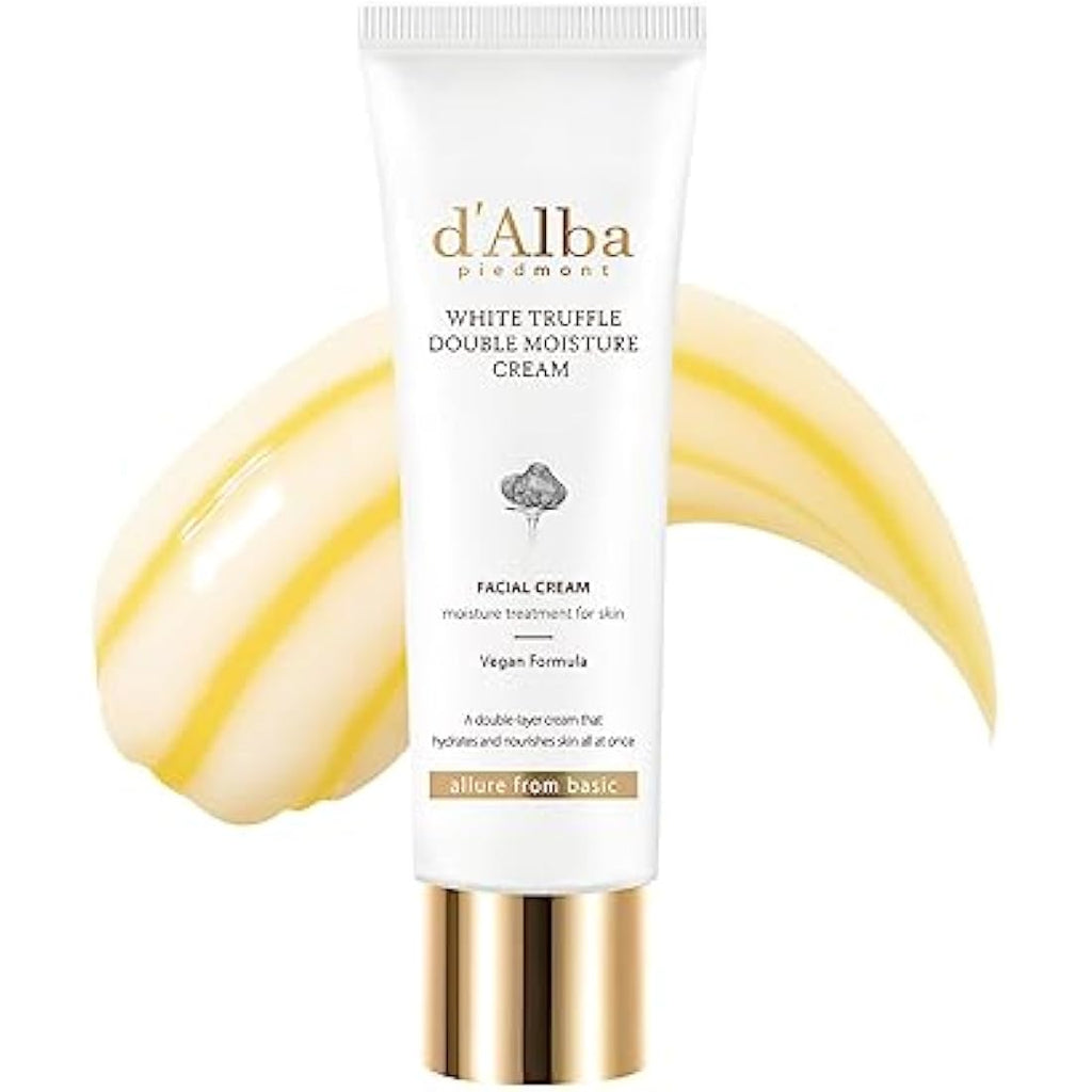 d'Alba White Truffle Double Moisture Cream - Vegan Korean Skincare (60ml)