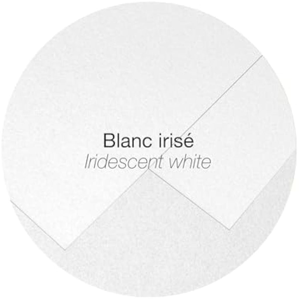 Clairefontaine Pollen Iridescent Square Envelopes - White 140mm (20 Pack)