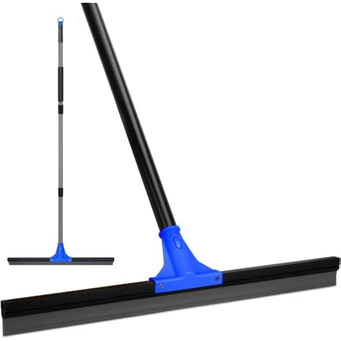 Jolof Store 60cm Floor Squeegee | Heavy Duty Rubber Broom with 150cm Handle