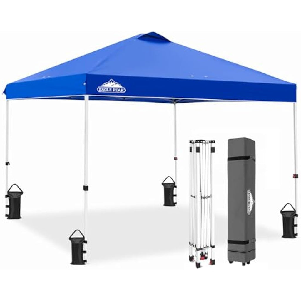 EAGLE PEAK 3m x 3m Pop Up Canopy Tent | Easy Setup Vented Outdoor Shelter