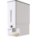 Lifewit Rice Dispenser 25.4 Lbs – Airtight Grain Storage Container, White