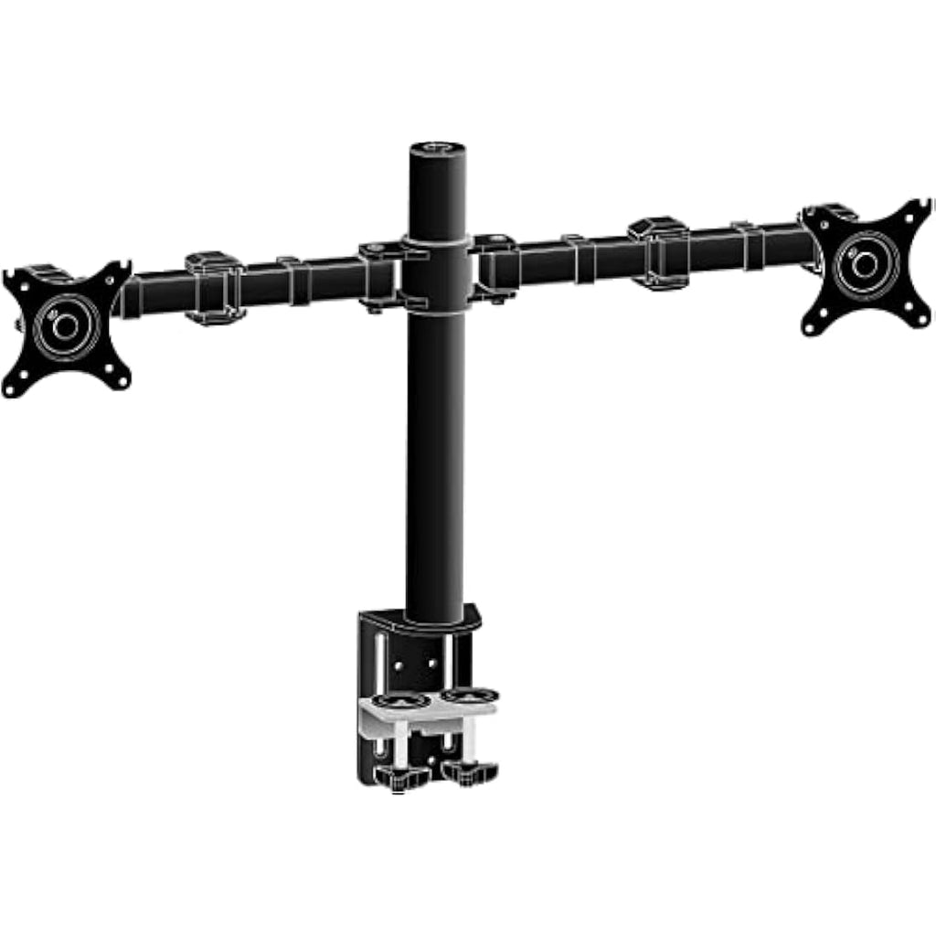 iiyama DS1002C-B1 Dual Monitor Desk Mount Arm – Fits up to 30" Screens