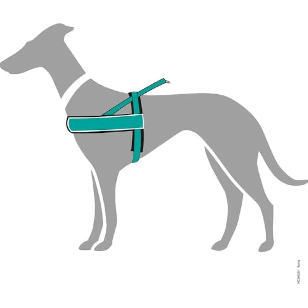 Hunter Racing Norwegian Dog Harness | Reflective Padded Nylon - Brown XXL