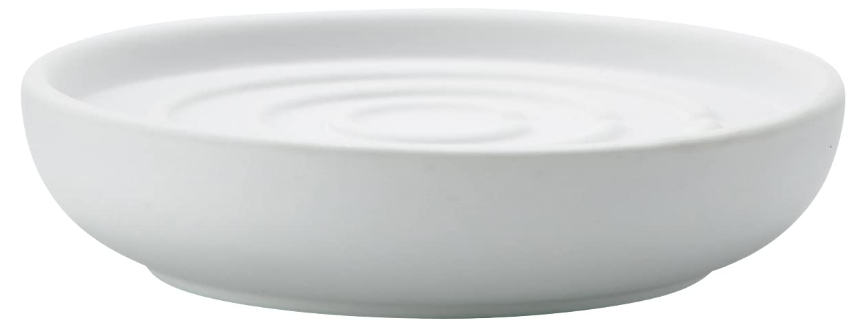 Zone Denmark Nova Porcelain Soap Dish – White Soft Touch – 11 cm