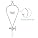 Stonylab 3000ml Conical Separatory Funnel | Borosilicate Glass & PTFE