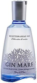 Gin Mare Mediterranean Herbal Gin from Spain – 70cl, 42.7% ABV