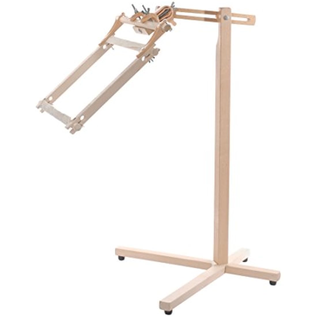 Elbesee Posilock Floor Stand – Adjustable Beechwood Embroidery Frame