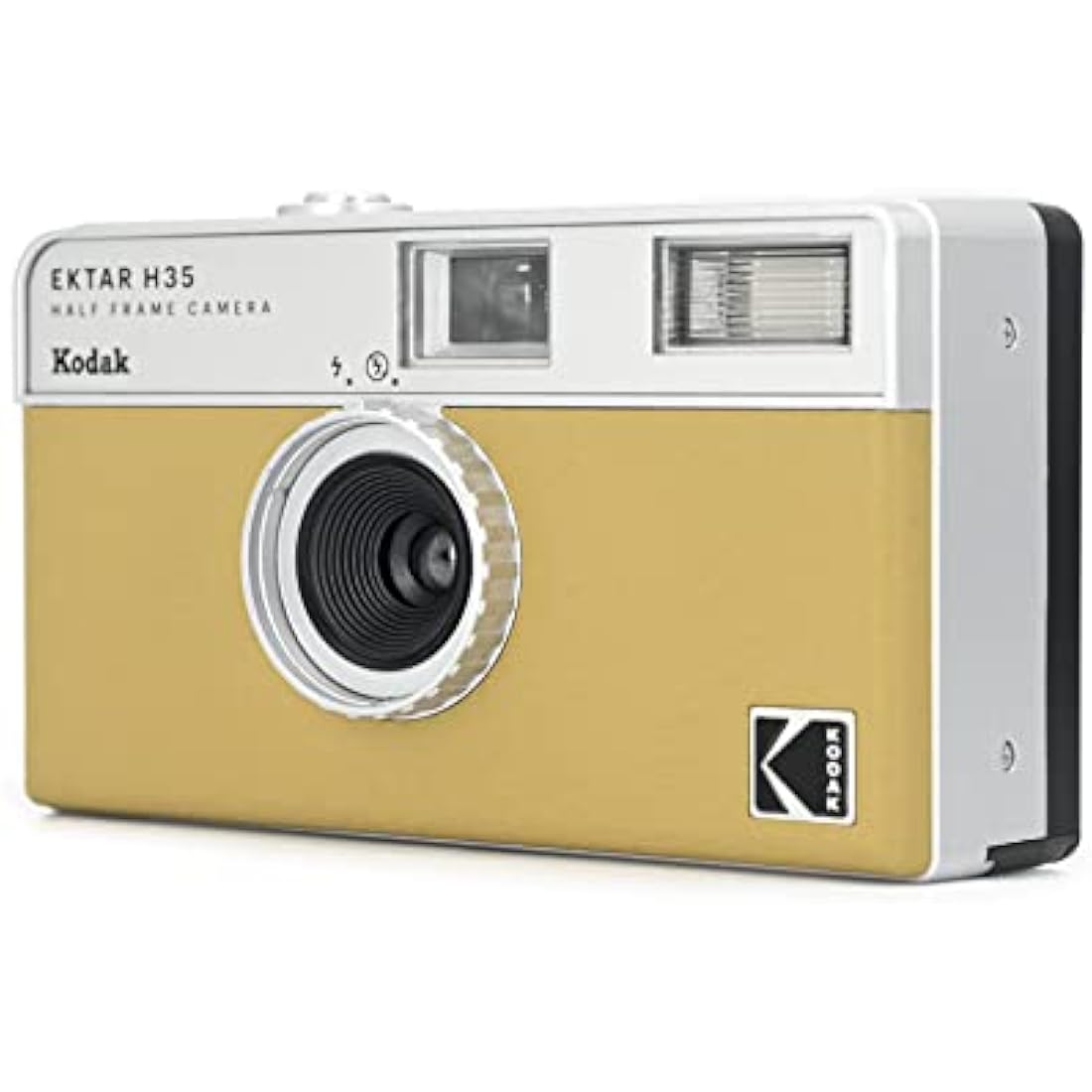Kodak Ektar H35 Half Frame 35mm Film Camera - Reusable Point-and-Shoot (Sand)