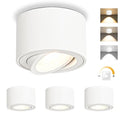 GeyouLux Dimmable LED Ceiling Spotlight - 5W 3CCT Adjustable White 4-Pack